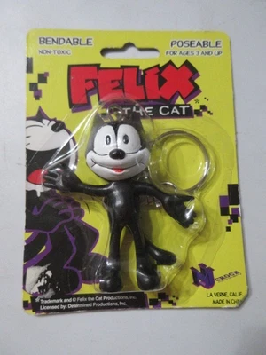 Llavero posable flexible Félix el Gato (3 pulgadas) Foto 1 de 3