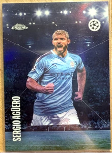 Sergio Aguero Tifo Insert SSP 2024-25 Topps Chrome UEFA UCC (1:1200 hobby) - Picture 1 of 2