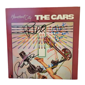 The Cars signed lp Heartbeat City by 5 musicians - Picture 1 of 2