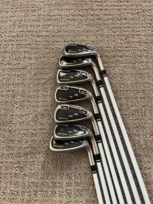 Nickent 3DX RC Iron Set 5-PW SW Ladies Women’s L Flex graphite 55g SR 2.5 RH EUC - Image 1 of 4