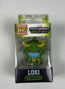 Marvel Mech Strike Monster Hunters - Loki Pocket Pop! Keychain - Funko NEW - Picture 1 of 6