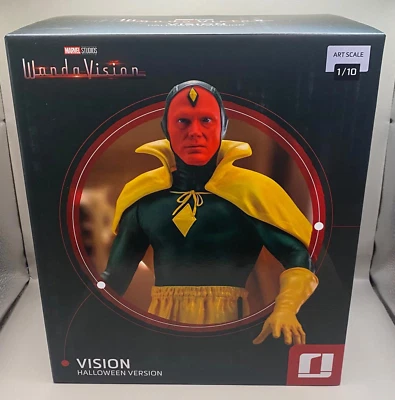 Iron Studios Marvel WandaVision Vision Halloween Ver 1/10 Arte Edición Limitada Foto 1 de 4