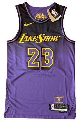 Nike NBA L.A. Lakers Lebron James ADV Authentic Jersey Trikot Gr. 3XL FQ4469-504 - Bild 1 von 4