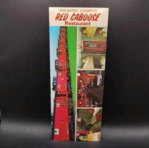 c1970s Strasburg, PA Red Caboose Restaurant Train Oversized Postcard Lancaster - Picture 1 of 2