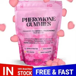 Pheromone Gummies 60 PC S | Help Enhance Personal Charm - Picture 1 of 11