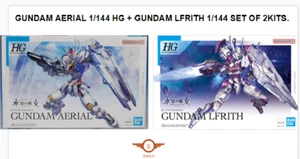 BANDAI 1/144 HG GUNDAM LFRITH&GUNDAM AERIAL Color-Coded fine LATEST MODEL - Picture 1 of 12