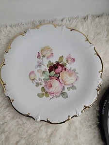 Bavaria Schumann Arzberg Germany Plate Platter 12'' Antique Rose - Picture 1 of 4