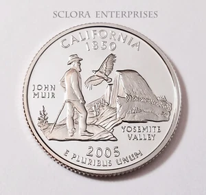2005 S CALIFORNIA *CLAD PROOF* STATE QUARTER **FREE SHIPPING** - Picture 1 of 2