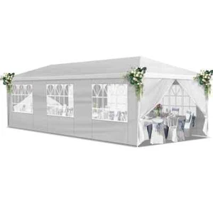 Carpa 10x30 Pies Toldo Para Fiestas Exteriores y Patio Tienda De Boda Heavy Duty - Picture 1 of 10