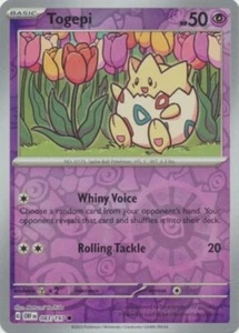 Tarjeta de Pokémon Togepi 083/197 Reverse Holo OBF Obsidian Flames casi nueva - Imagen 1 de 1