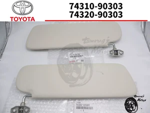TOYOTA Genuine LAND CRUISER BJ40 FJ40 FJ45 FJ55 HJ47 69-86 Sun Visor RH LH Set - Picture 1 of 21