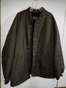 Vintage Sears Quality Men's Outerwear Winter Jacket Brown 44 Reg Clean USA Made - Picture 1 of 12