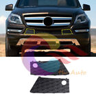 1 Pair Front Bumper Grille Radar Trim Cover For Mercedes X166 Gl350 Gl450 13-16.
