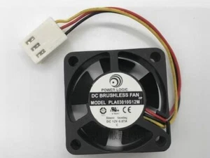 POWER LOGIC PLA03010S12M 3010 DC12V 0.07A Ventola di raffreddamento silenziosa 3 pin - Foto 1 di 3