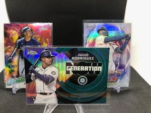 Aggiornamento Topps Chrome 2022 Julio Rodriguez Generazione Ora RC + 2023 Futuro / Stelle - Foto 1 di 6