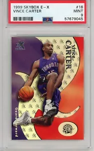 1999 SKYBOX E-X #16 VINCE CARTER - HOF RAPTORS - PSA 9 - Picture 1 of 2
