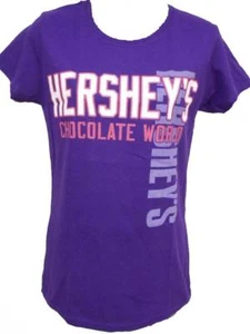 NUEVA Camisa Púrpura Hershey's Chocolate Co. World Mujer Tallas S-M-L-XL-2XL - Imagen 1 de 7