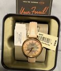 fossil watch Solar Powered women leather band