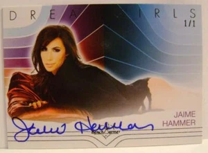 JAIME HAMMER PLAYBOY BLUE AUTO FOIL DREAMGIRLS 1/1 1 OF 1 BENCH WARMER - Picture 1 of 2