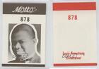 1987 Motto Game Cards Louis Armstrong 878