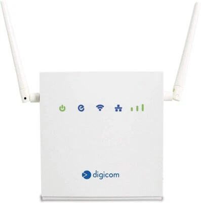 D Digicom 4G LiteRoute LTE Cat4 router 4G. 2 10/100 LAN Wi-Fi WPS up to 300Mbps - Bild 1 von 4