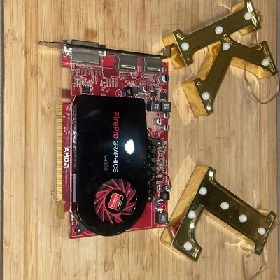 DELL AMD FIREPRO V4900 1GB GDDR5 2-DP & 1-DVI VIDEO GRAPHICS CARD 0C8MR2 C8MR2 - Image 1 of 4