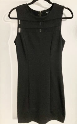 Vestido de cóctel Forever 21 negro ajustado elástico talla S Foto 1 de 4
