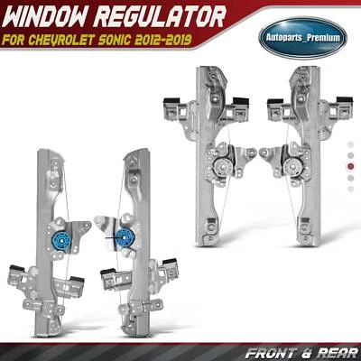 Регулятор стеклоподъемника без двигателя для Chevrolet Sonic 2012-2019 передний и задний 4 шт. - Изображение 1 из 4