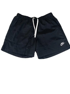 Nike Men's Black Shorts Size XXL Std Fit Mid Thigh Length AR2382-10 - Picture 1 of 8