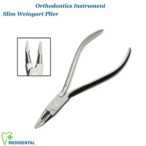 Pinza bretelle odontoiatria sottile Weingart seghettata ortodonzia utilità strumenti CE - Foto 1 di 4