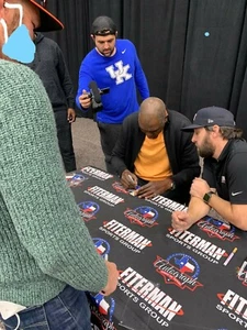 Hakeem Olajuwon Autogramm NBA Finals GM 1 Ticket - beschriftet "Series MVP" - PSA - Bild 1 von 3