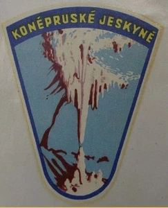 Antikes tschechisches Höhlensystem Konepreußenhöhlen Höhle Stalagtit Aufkleber Aufkleber - Bild 1 von 3