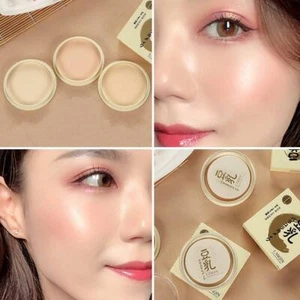 Transparent Pressed Powder Long Lasting Oil Control Waterpr Foundation Face W1T4 - Picture 1 of 14