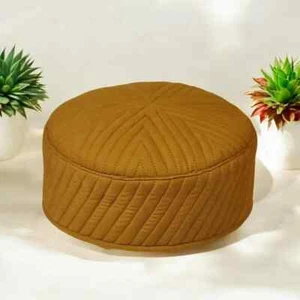Prayer Hat Handmade Kufi Namaz Cap Best Selling Cotton Takke Men Prayer Topi Hat - Picture 1 of 9