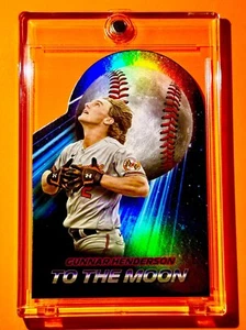 Gunnar Henderson MINT DIECUT HOLO REFRACTOR FINISH ORIOLES TO THE MOON INSERT! - Picture 1 of 8