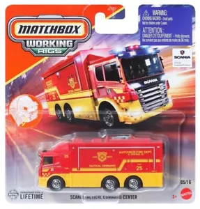 MATCHBOX SCANIA TACTICAL COMMAND CENTER WORKING RIGS 2025 - Picture 1 of 2