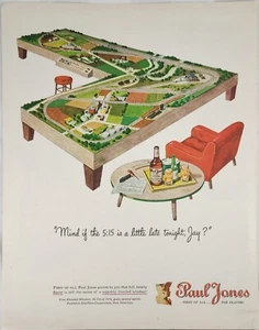 1946 Paul Jones whiskey Vintage ad mind if the 515 is a little late tonight Jay - Picture 1 of 1