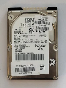 IC25N030ATCS04-0, PN: 07N8372, MLC: H32687, IBM 20Gb 2.5" HDD - Imagen 1 de 2