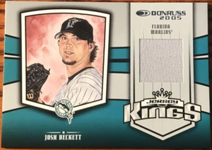 2005 Donruss Jersey Kings Josh Beckett #JK-10 Florida Marlins #’d 214/250 - Picture 1 of 2