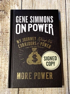 Gene Simmons Signed Copy ON POWER AUTOGRAPHED Book 1st Edition - Bild 1 von 6