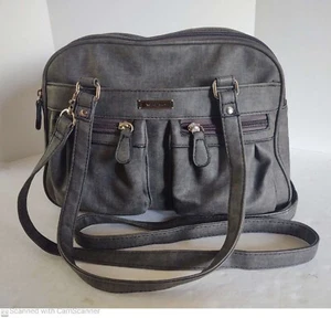 Multi Sac Crossbody Bag Gray Y2K Versatile  - Picture 1 of 10