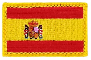 Parche bandera PATCH ESPAÑOLA ESPAÑA 7x4,5cm bordado termoadhesivo nuevo - Bild 1 von 1
