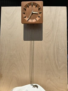 JUNGHANS Teakholz - Messing  Midcentury Retro Vintage, 70s, Germany  - Bild 1 von 24