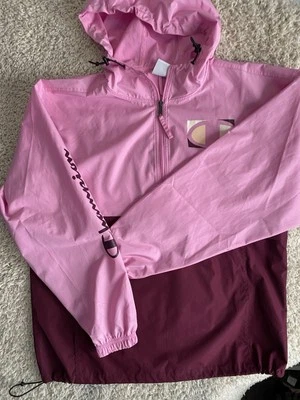 Champion Chaqueta Mujer Rosa Medio Con Capucha Winbreaker Primavera Informal Damas ****** Foto 1 de 4