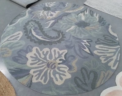 СЕРЫЙ / DK СЕРЫЙ 6'-0" x 6'-0" назад пятно ковер, снижение цены 1172780614 JAR463A-6R - Изображение 1 из 4