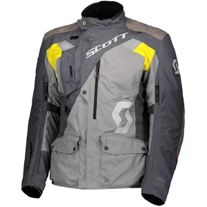 NEW Scott Dualraid Dryo Grey/Yellow Adventure Motorcycle Jacket - Picture 1 of 2