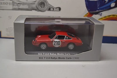MINICHAMPS - 1968 RALLY MONTE-CARLO - PORSCHE 911 T 2.0 -  1/43 SCALE MODEL CAR - Image 1 of 4