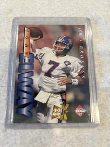 Collector's Edge 1995 oro 22 k/500 John Elway #59 patio - Imagen 1 de 4