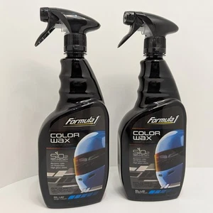 Formula 1 Blue Lot of 2 Color Car Wax Spray Ceramic Shine Paint Sealant New - Picture 1 of 4