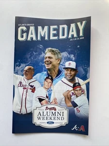 ALUMNI WEEKEND Atlanta Braves Baseball 2022 Gameday Program SGA Dale Murphy ++ - Picture 1 of 2